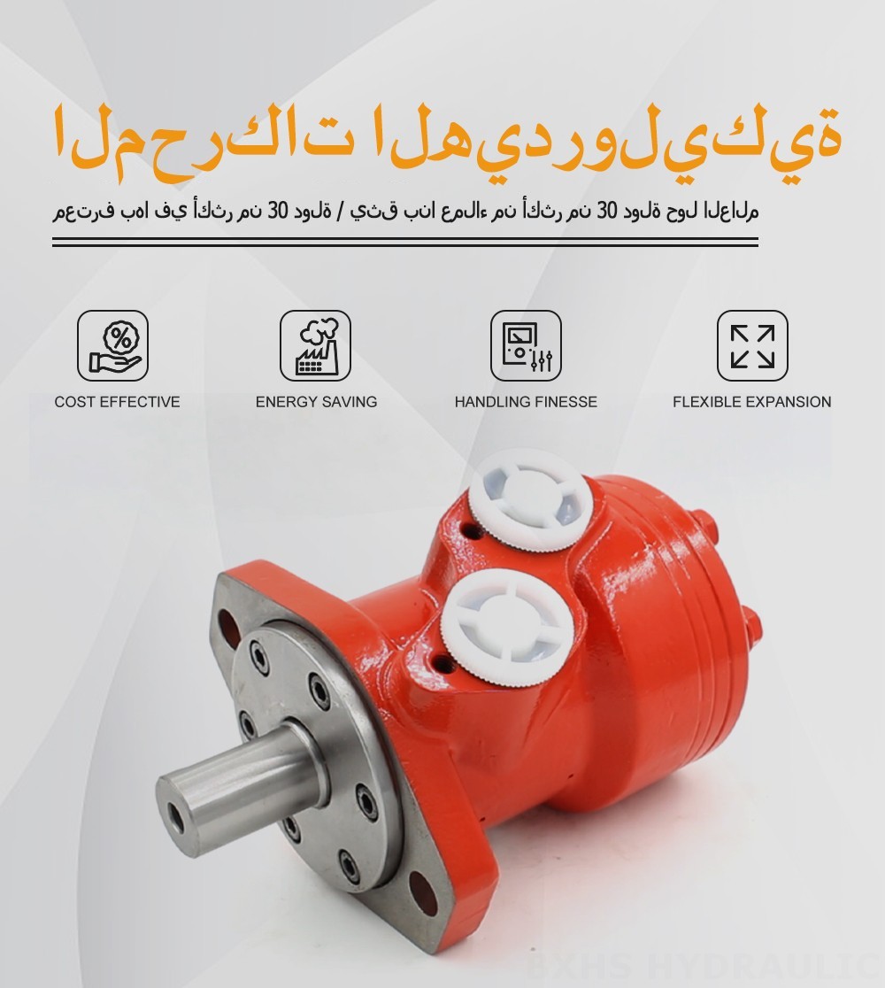 محرك هيدروليكي سايكلويدي BMP ٥٠ سم مكعب/د ٣٨ لتر/دقيقة محرك هيدروليكي